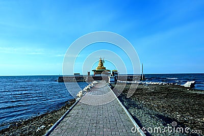 Qinghai Lake scenery along the way Editorial Stock Photo