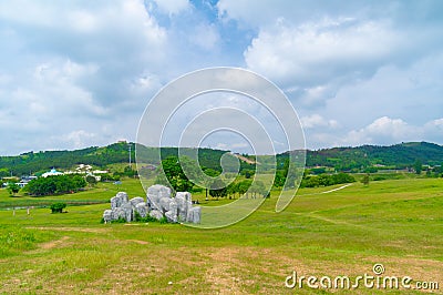Early Summer scenery of Mulan grassland Scenic spot in Wuhan, Hubei Province, China Stock Photo
