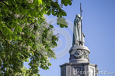 Early summerspring morning in Kiev Stock Photo