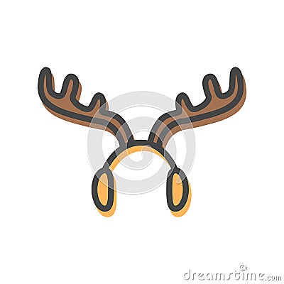 Earmuffs in Form of Horns Vector Illustration Vector Illustration