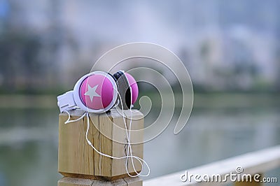 Earphone Stock Photo