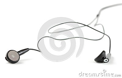 Earphone Stock Photo