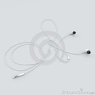 Earphones Stock Photo