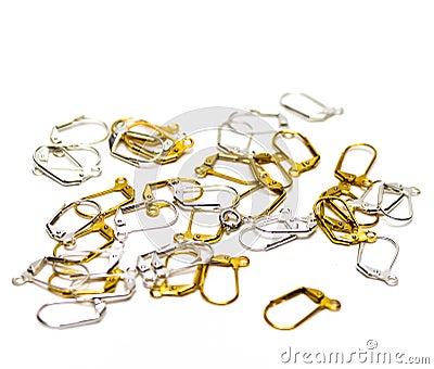 Earring Loops Stock Photo