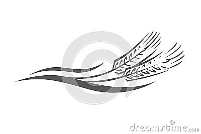 Ears of wheat Vector Illustration