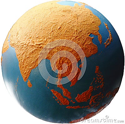 Earth Asia Stock Photo