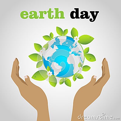 Earth day Vector Illustration