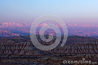 Earth Forest Geopark, Tibet Stock Photo