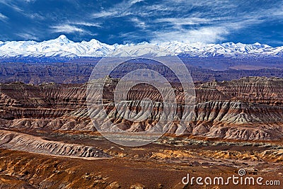 Earth Forest Geopark in Zhada County, Tibet Stock Photo