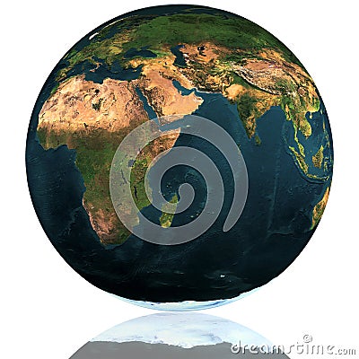 Earth Globe Stock Photo