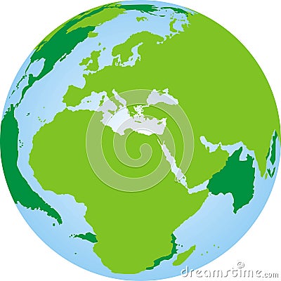 Earth globe Vector Illustration