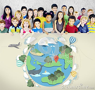 Earth Life Global Nature Animals Concept Stock Photo
