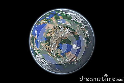 Earth-like Planet Stock Photo