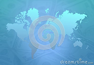 Earth Money Stock Photo