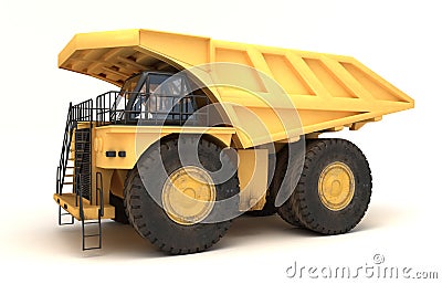 Earth mover vehicle Cartoon Illustration