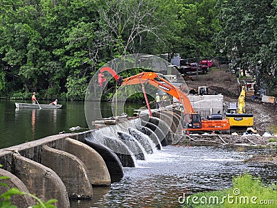 Dam it Editorial Stock Photo