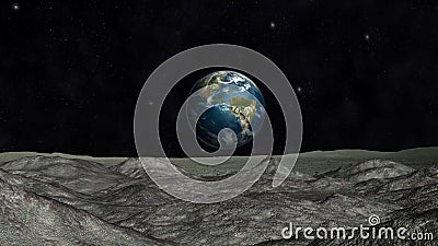 Earth Rising Stock Photo