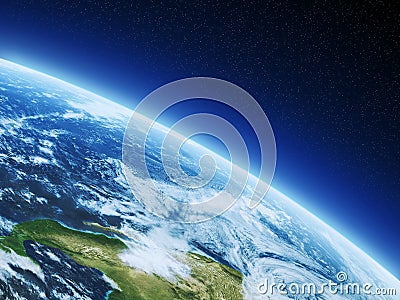 Earth from space Stock Photo