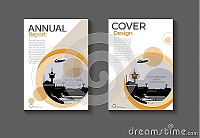 Earth Tone abstract cover design modern book cover abstract Bro Vector Illustration