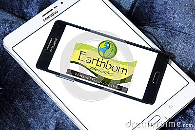 Earthborn Holistic pet food logo Editorial Stock Photo