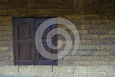 Earthen wall Stock Photo