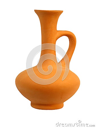 Earthenware jug Stock Photo