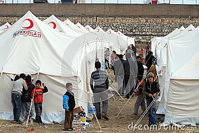 Earthquake in Turkey Editorial Stock Photo