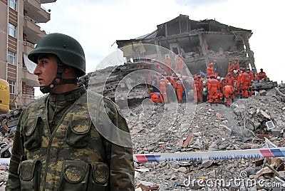 Earthquake in Turkey Editorial Stock Photo