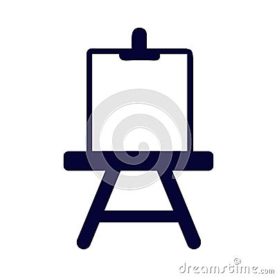 Easel, board, paint board, paint, drawing, drawings, easel icon Vector Illustration