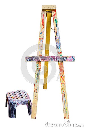 Easel Stock Photo