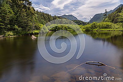 East Branch Ausable River Stock Photo