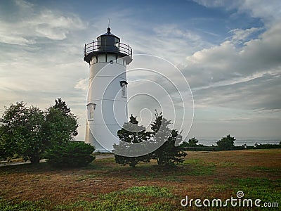 Martha's Vineyard East Chop Lighthouse Stock Photo