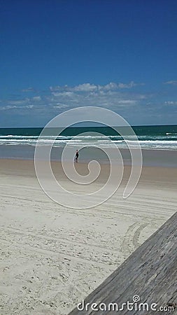 East coast 2019 Beach skyscape Stock Photo