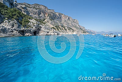 East Coast of Sardinia near Cala Goloritze beach, Italy Editorial Stock Photo