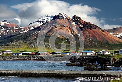 East fjords in Iceland Stock Photo