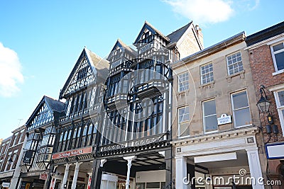 East gate street Chester Editorial Stock Photo