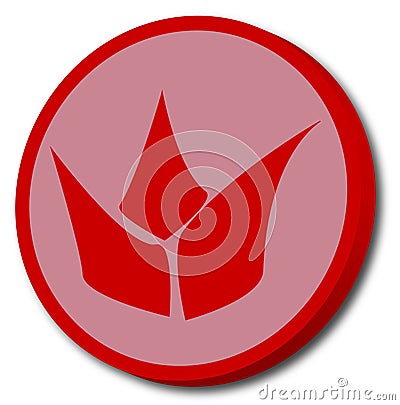 East icon 3D fire motive Stock Photo