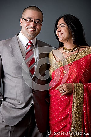 East Indian Couple Stock Photo