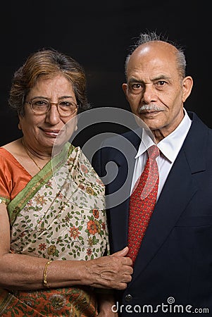 An East Indian couple Stock Photo