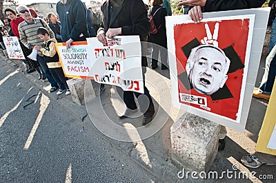 East Jerusalem Protest Editorial Stock Photo