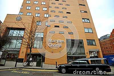 The East London Mosque serves Great Britain`s largest Muslim community, Editorial Stock Photo