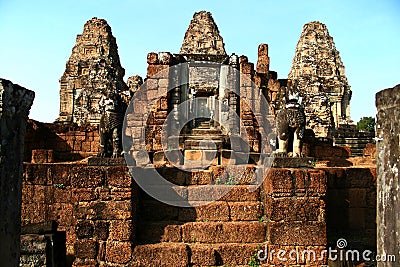 East Mebon,Angkor Stock Photo