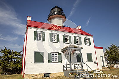 East Point Maurice River Lighthouse Stock Photo