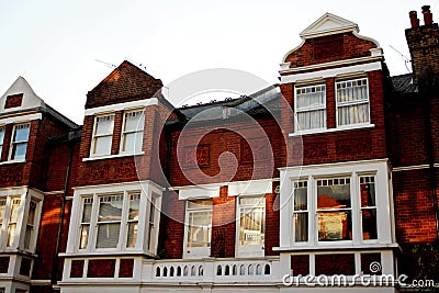 East Putney top level of house Stock Photo