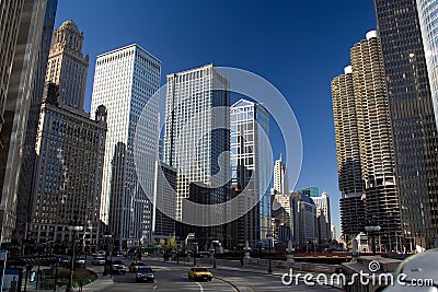 East Wacker Drive, Chicago Stock Photo