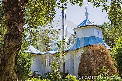 Outside view of Russian Orthodox Church Editorial Stock Photo