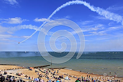 Eastbourne beach airshow 2016 Editorial Stock Photo