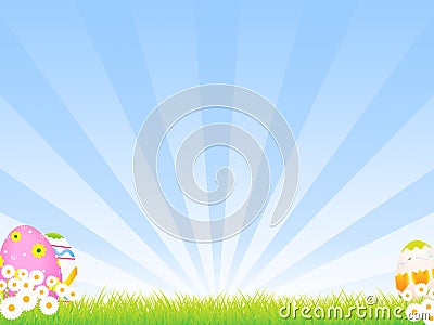 Easter Background Vector Illustration