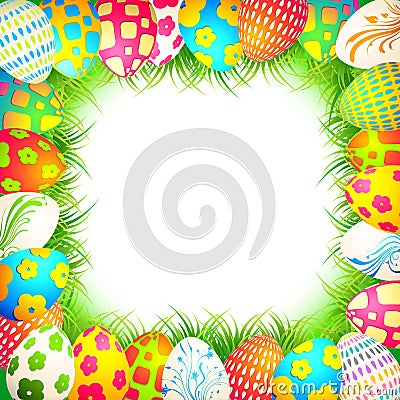 Easter Background Vector Illustration