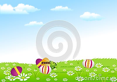 Easter Background Stock Photo